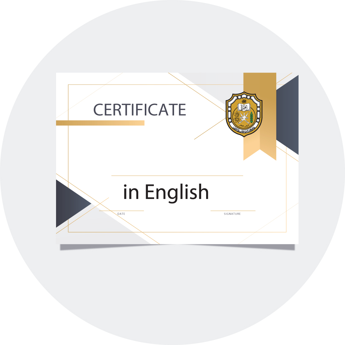 Student certificate translation form