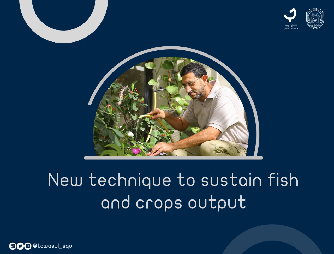 New technique to sustain fish and crops output