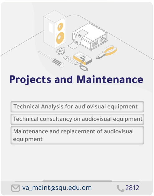 Project and Maintenance  Department Services
